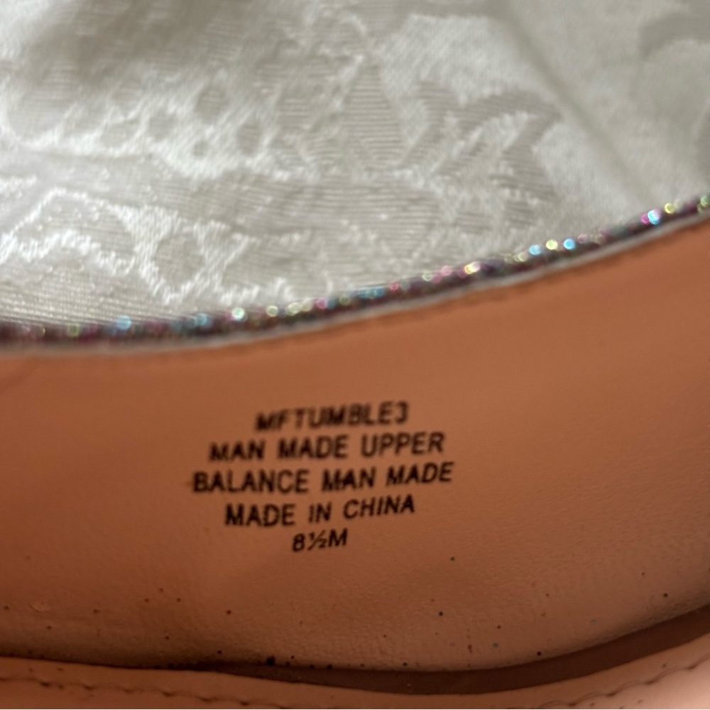 Marc Fisher Multi-Colored Peep Toe Glitter Pumps, Size 8.5 - Picture 11 of 15